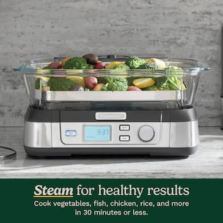Foto 2 | Vaporizador Cuisinart Stm-1000 Cook Fresh Digital De Vidrio, 5 Litros - Venta Internacional.