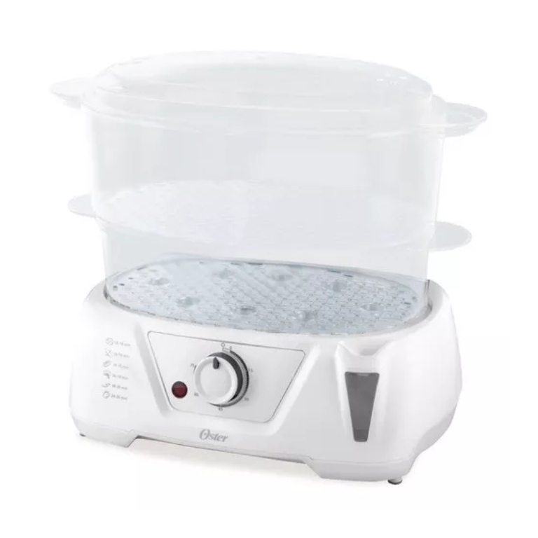 Foto 3 pulgar | Vaporera De Alimentos Oster Con 2 Bandejas Plegables Y Temporizador, Blanco