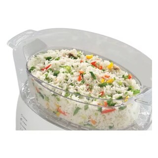 Foto 3 | Vaporera De Alimentos Oster Con 2 Bandejas Plegables Y Temporizador, Blanco