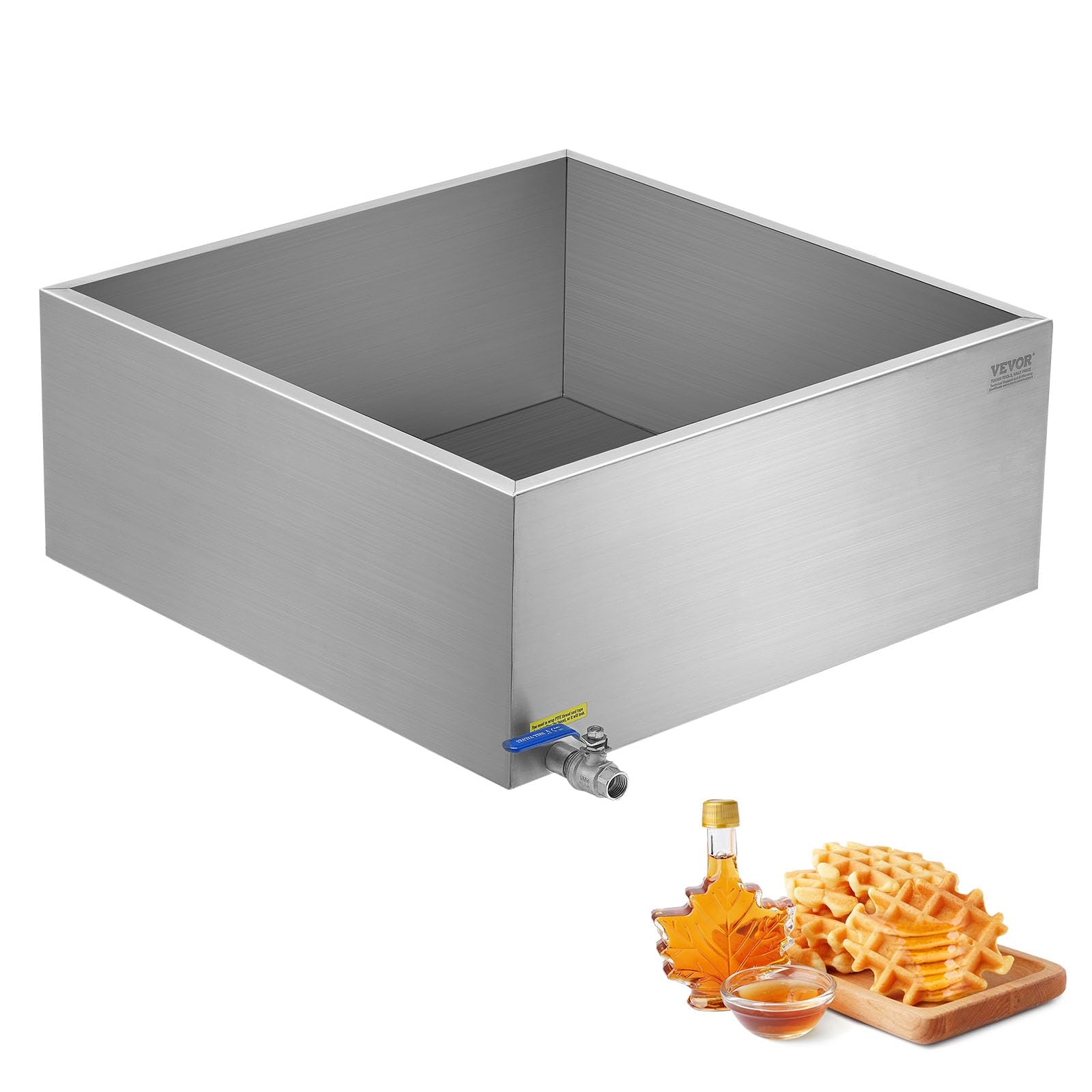 Foto 1 | Sartén Evaporadora De Sirope De Arce Vevor 94.2l 304 De Acero Inoxidable - Venta Internacional.
