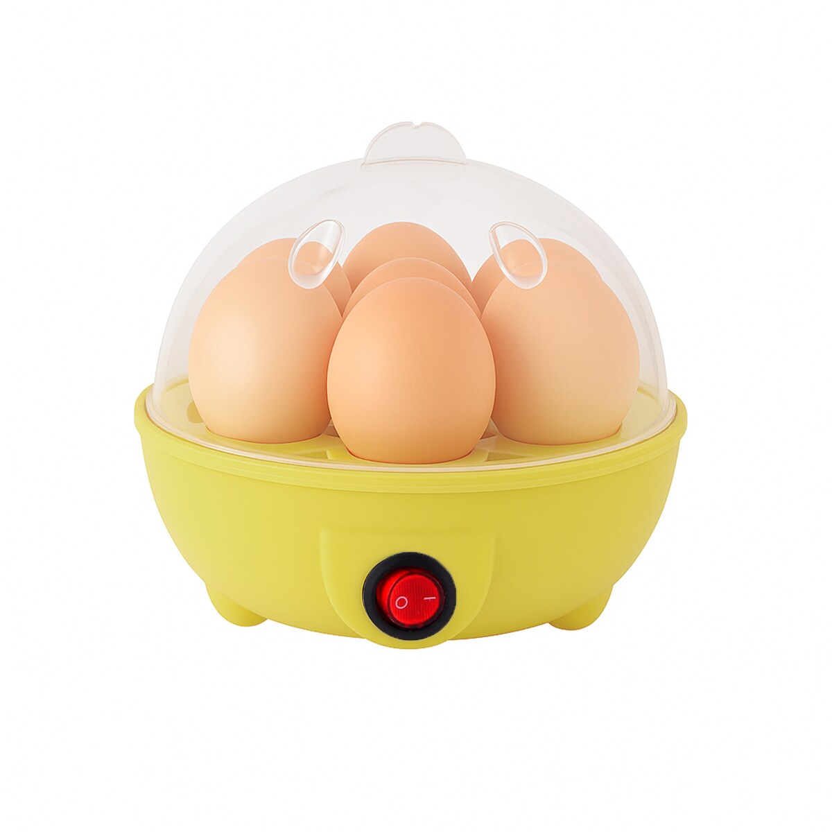 Vaporera Eléctrica Multiusos Para Huevos Y Verduras Color Amarilla $219