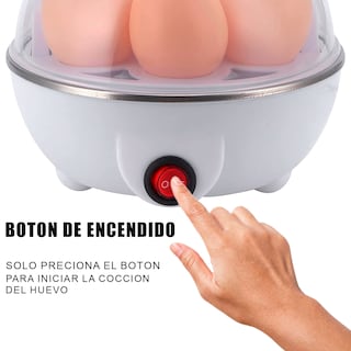 Foto 4 | Vaporera Eléctrica Multiusos Para Huevos Y Verduras Color Amarilla