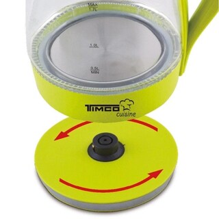 Foto 4 | Jarra Vidrio Eléctrica para Calentar Agua Timco