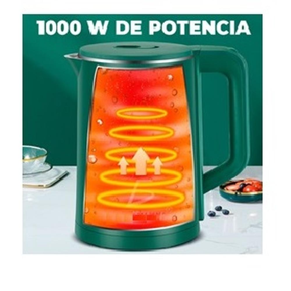 Foto 3 pulgar | Jarra Tetera Hervidor Eléctrica Prodotty 2.3 l Verde