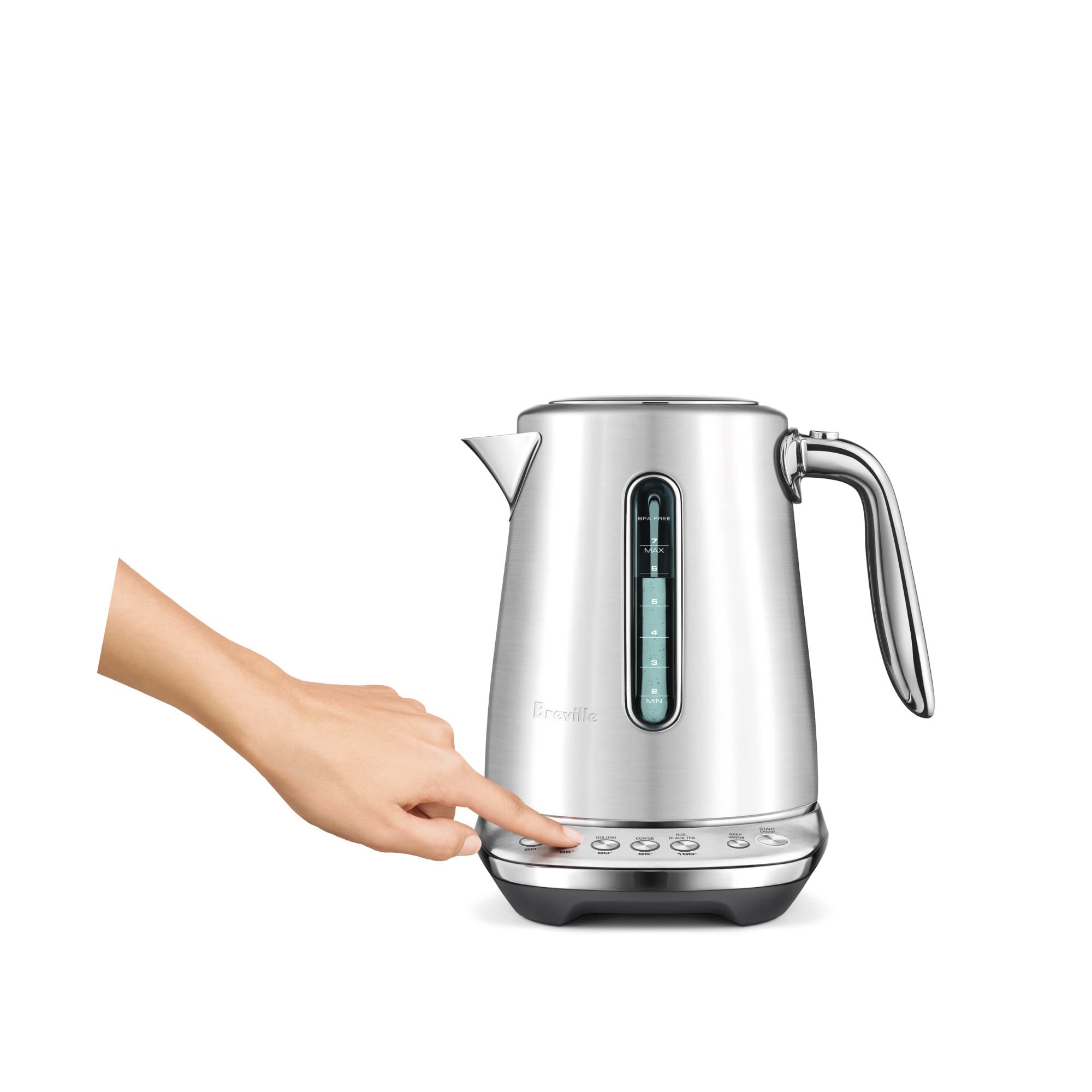 Foto 5 pulgar | Kettle Breville Smart Kettle Luxe Bke845bss 1.7 L Acero Inoxidable Cepillado - Venta Internacional