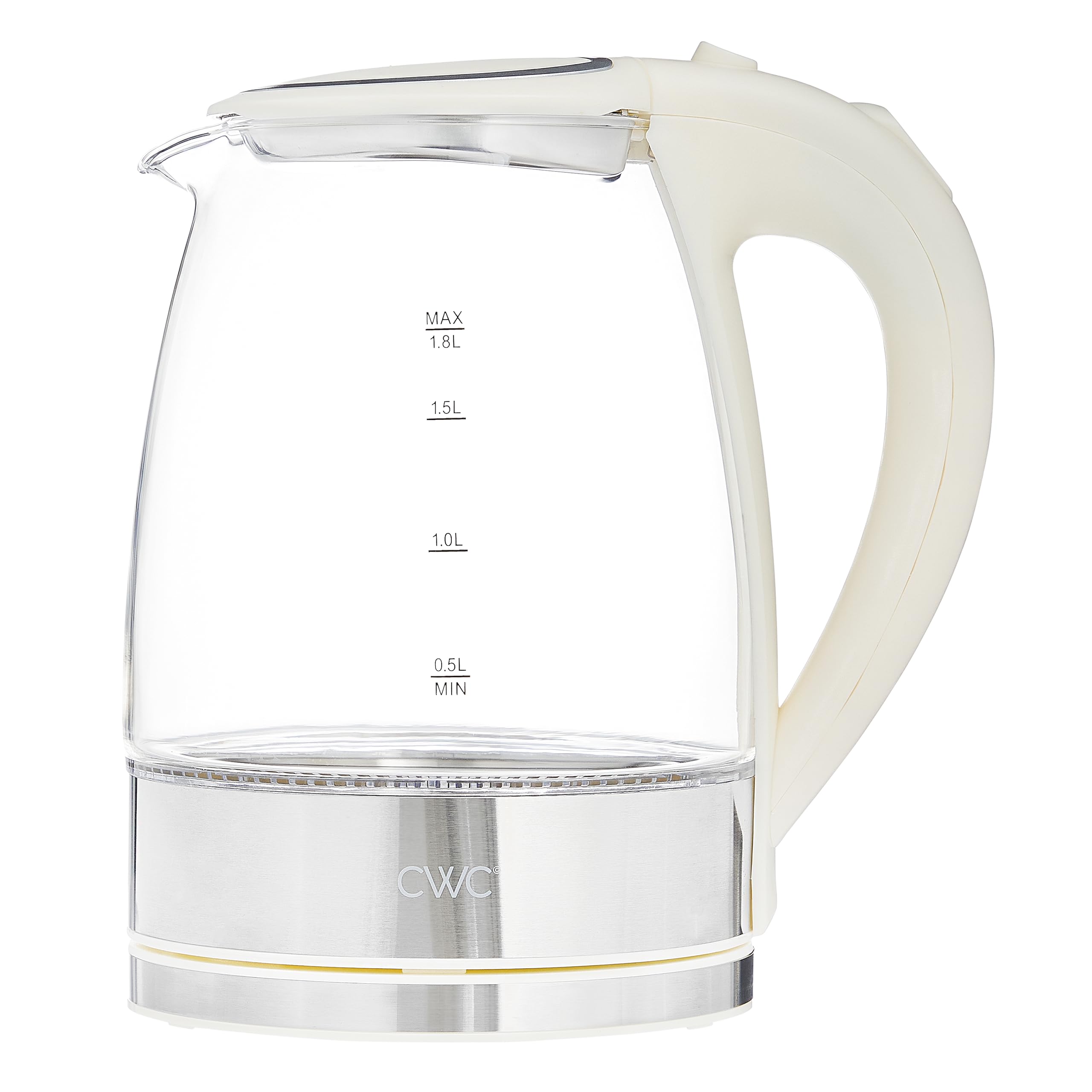 Foto 2 pulgar | Hervidor Eléctrico Cook With Color Glass, Crema De Ebullición Rápida De 1.8 L - Venta Internacional.