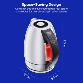 Foto 7 | Tetera Eléctrica Chefman 1.8L con Control de Temperatura y Luces LED Tricolores - Venta Internacional