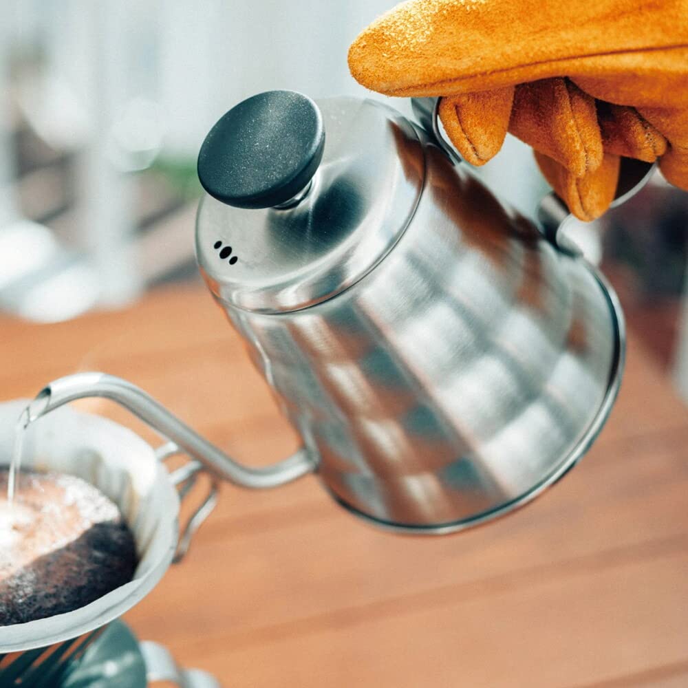 Foto 6 pulgar | Hervidor de Goteo Hario Outdoor V60 Buono Metal 700 Ml Plateado - Venta Internacional