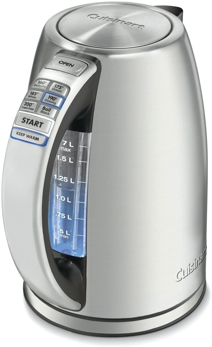 Foto 2 pulgar | Hervidor Eléctrico Cuisinart 1.7 L De Acero Inoxidable 6 Temperaturas - Venta Internacional.