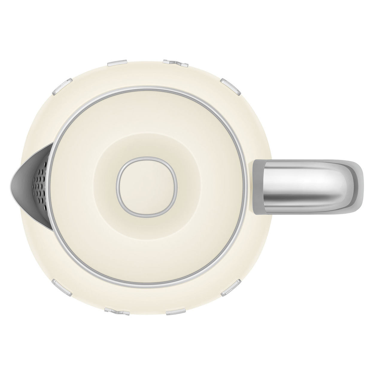 Foto 5 pulgar | Hervidor Smeg Klf05crus De 3 Tazas Crema