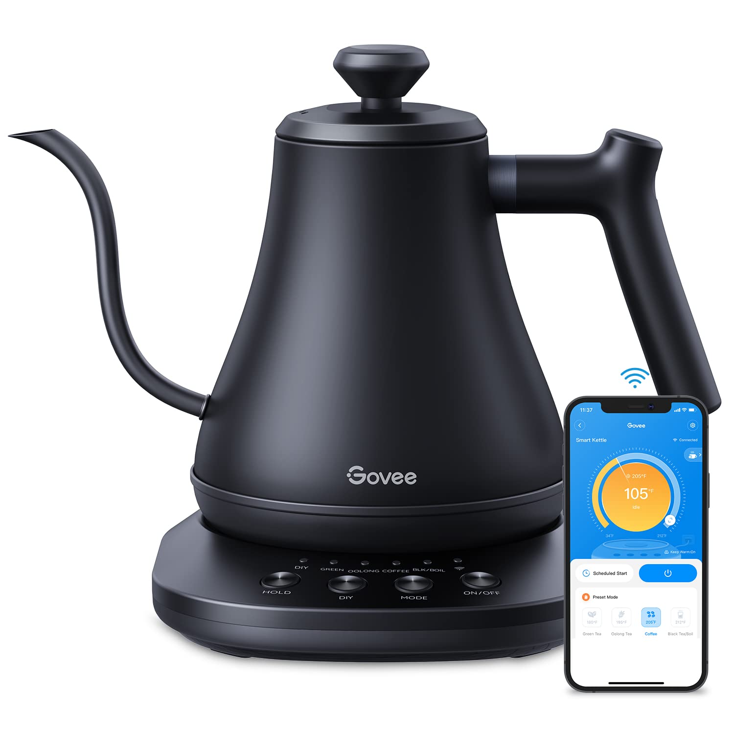 Hervidor Eléctrico Govee Smart Wifi De Temperatura Variable 0,8 L - Venta Internacional.