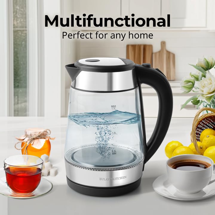 Foto 2 | Hervidor Eléctrico Zulay Kitchen Fast-boiling 1.7l 1500w Negro - Venta Internacional.