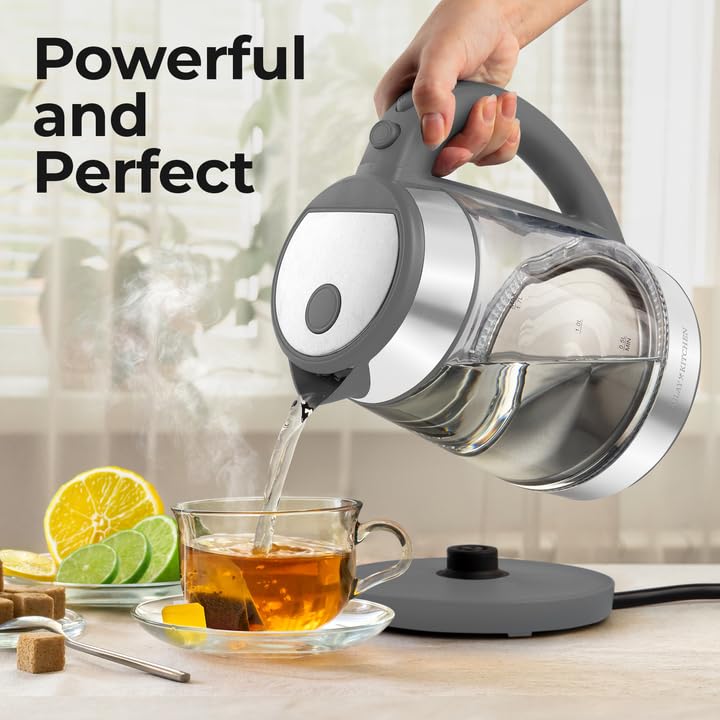 Foto 4 pulgar | Hervidor Eléctrico Zulay Kitchen Fast-boiling 1.7l 1500w Gris - Venta Internacional.