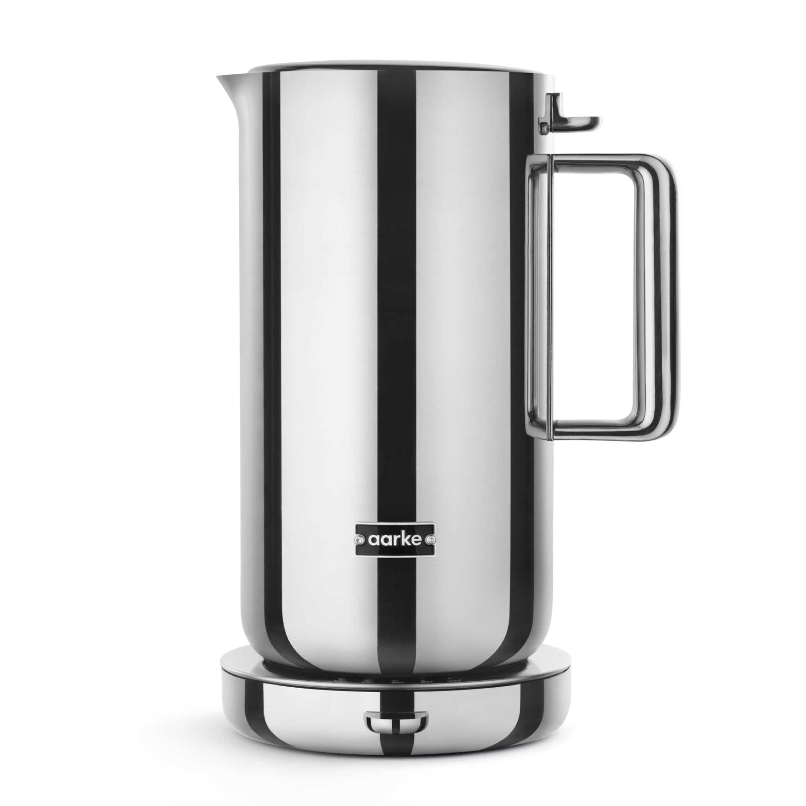 Aarke Kettle | Stainless Steel Hot Water Kettle | 360° Swivel Base | 1.2l / 5 Cups - Steel - Venta Internacional.