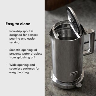 Foto 2 | Aarke Kettle | Stainless Steel Hot Water Kettle | 360° Swivel Base | 1.2l / 5 Cups - Steel - Venta Internacional.