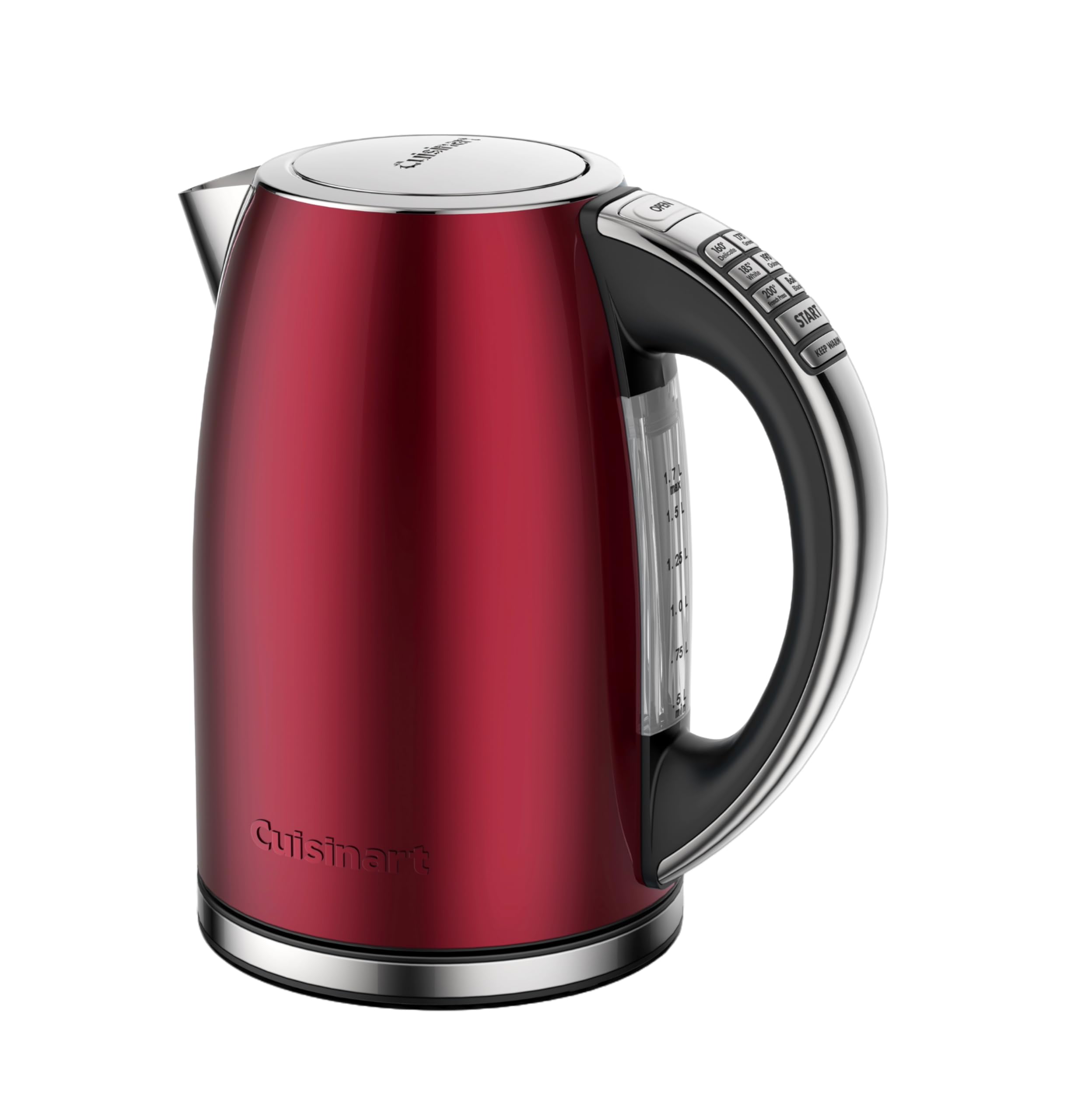 Foto 1 | Hervidor Eléctrico Cuisinart De Acero Inoxidable De 1,7 L Con 6 Temperaturas Preestablecidas - Venta Internacional.