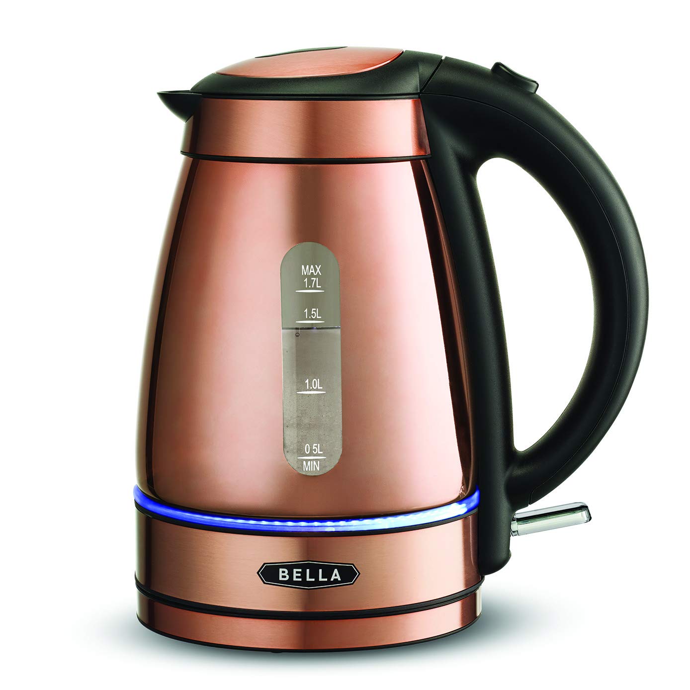 Tetera Eléctrica Bella 1.7l Cobre Cromo 1500w - Venta Internacional.