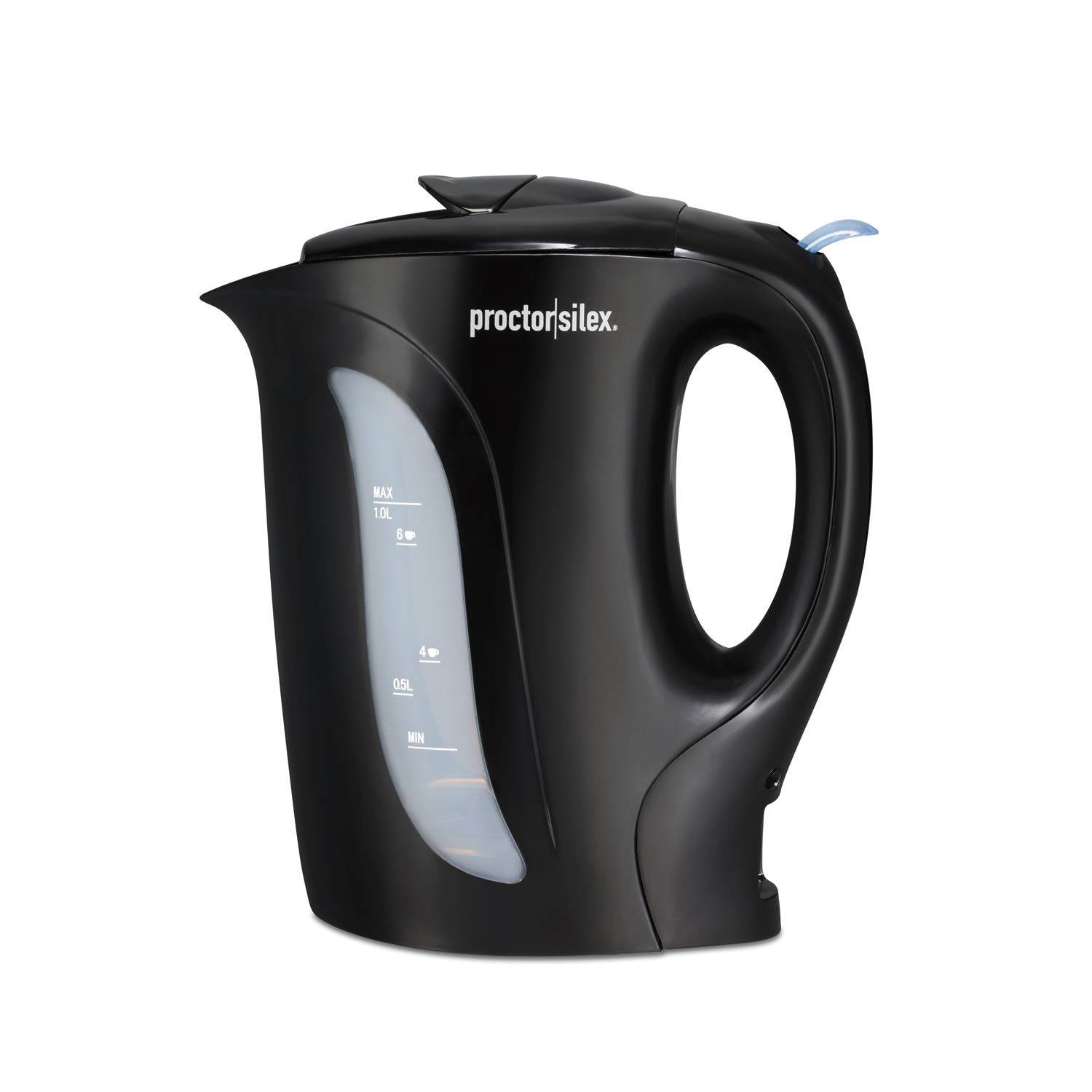 Foto 1 | Tetera Eléctrica Proctor Silex, Caldera De Agua, 1 L, 1000 W, Negra - Venta Internacional.