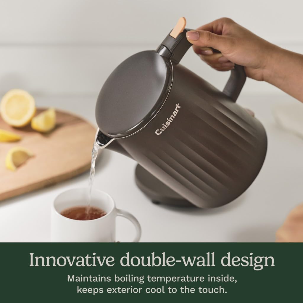 Foto 4 pulgar | Hervidor Eléctrico Cuisinart Soho 1l De Doble Pared Negro - Venta Internacional.