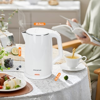 Foto 4 | Hervidor Eléctrico De Agua Jarra 1.7 L 1200w Aigostar