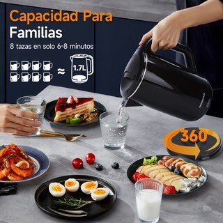 Foto 6 | Tetera Eléctrica Aigostar De 1.7l Y 1200w, Color Negro, Hervidor Rápido