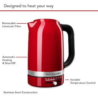 Foto 4 | Hervidor Eléctrico Kitchenaid Kek1701 1.7 L Con Temperatura Variable - Venta Internacional.