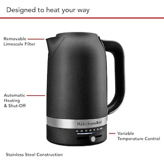 Foto 2 | Hervidor Eléctrico Kitchenaid Kek1701 1.7 L Con Control De Temperatura - Venta Internacional.