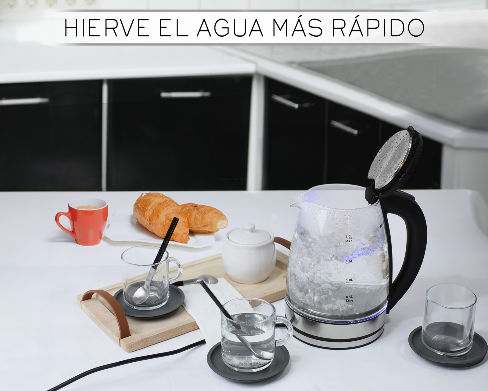 Foto 3 | Hervidor Eléctrico Basitex