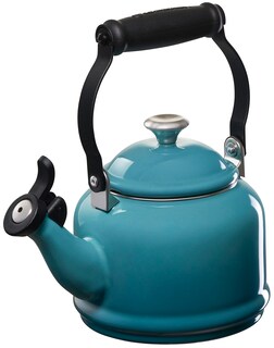 Foto 1 | Tetera Le Creuset Esmalte On Steel Demi 1.2l Caribbean - Venta Internacional.
