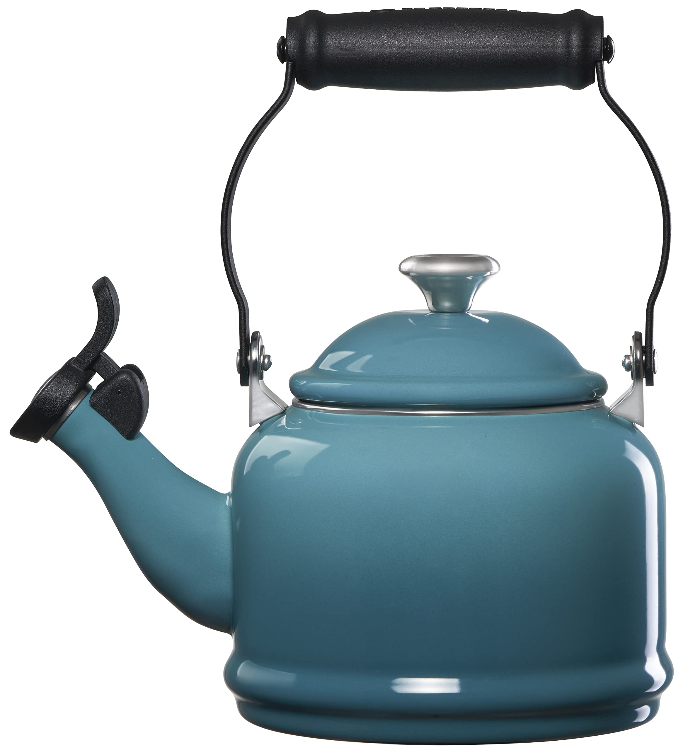 Foto 3 pulgar | Tetera Le Creuset Esmalte On Steel Demi 1.2l Caribbean - Venta Internacional.