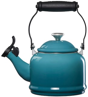 Foto 2 | Tetera Le Creuset Esmalte On Steel Demi 1.2l Caribbean - Venta Internacional.