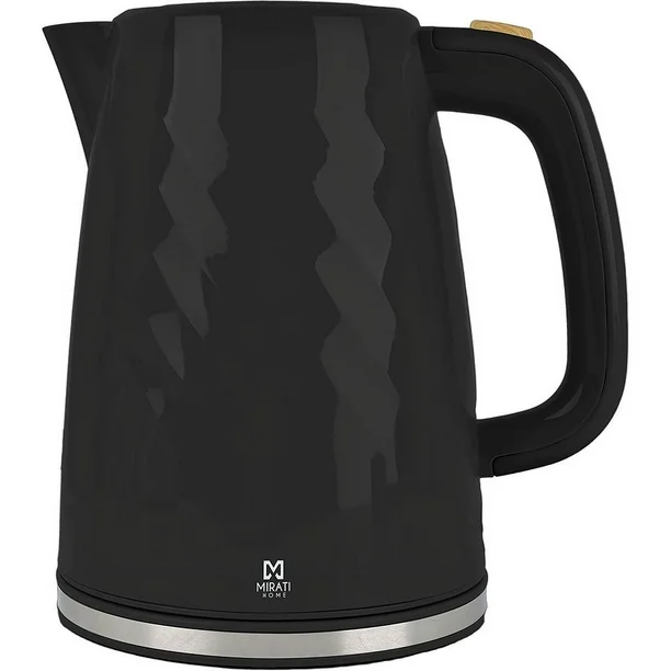Foto 1 | Hervidor de Agua Mirati 1.7 L Plástico ABS Acero Inoxidable Negro
