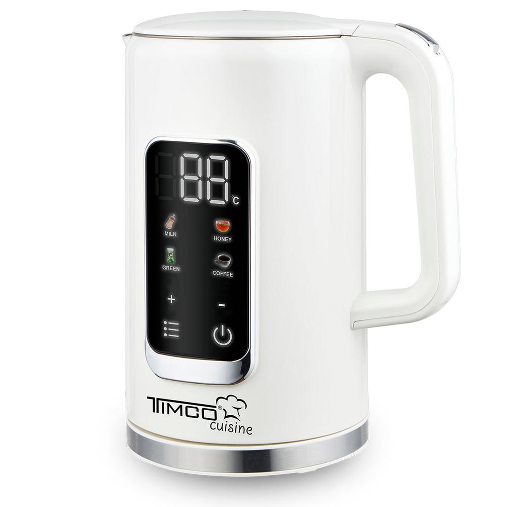 Hervidora Agua Digital Timco Je8723dn 1.7 Litros Control Temperatura