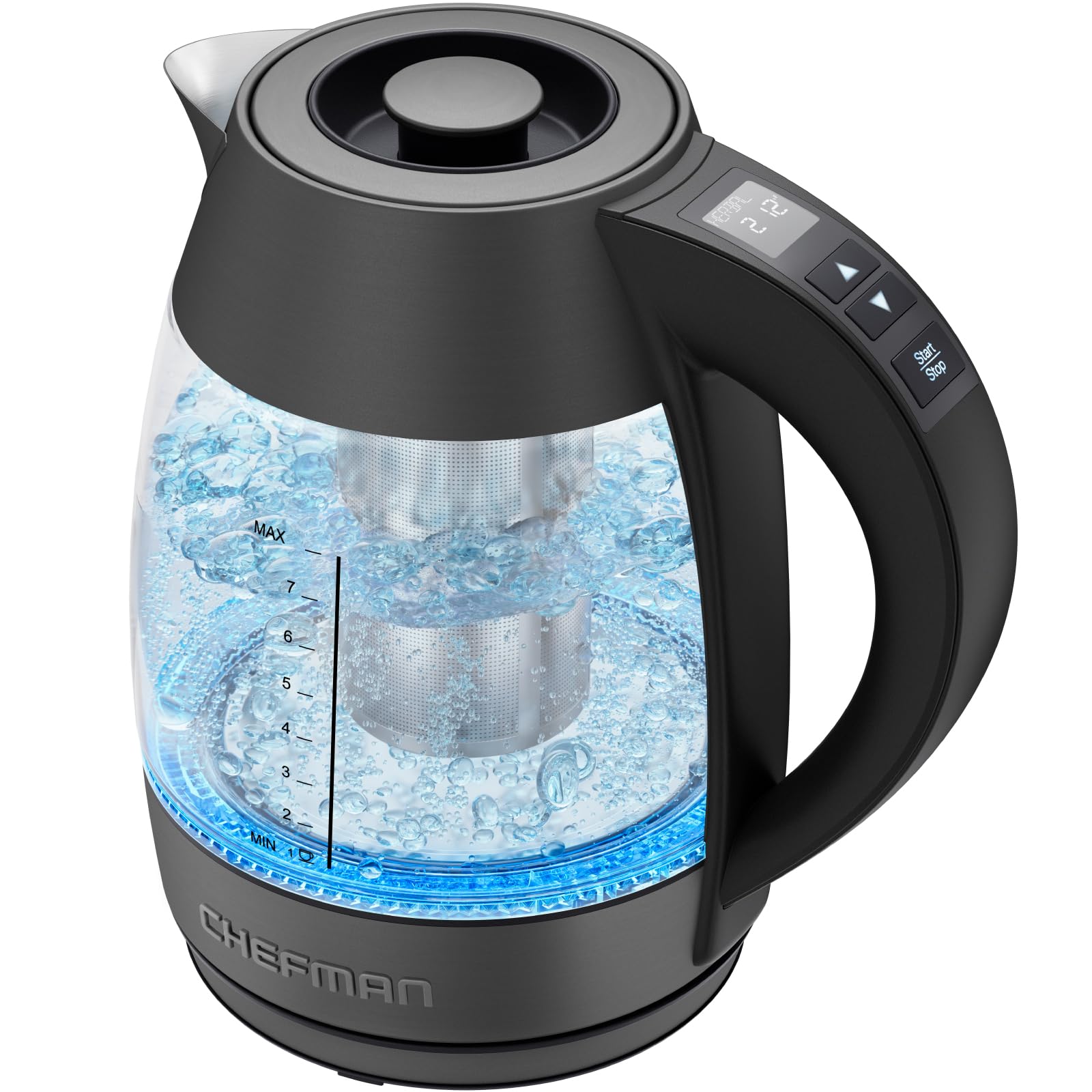 Foto 1 | Hervidor Eléctrico Chefman Digital 1.8l Rapid Boil 1500w Negro - Venta Internacional.