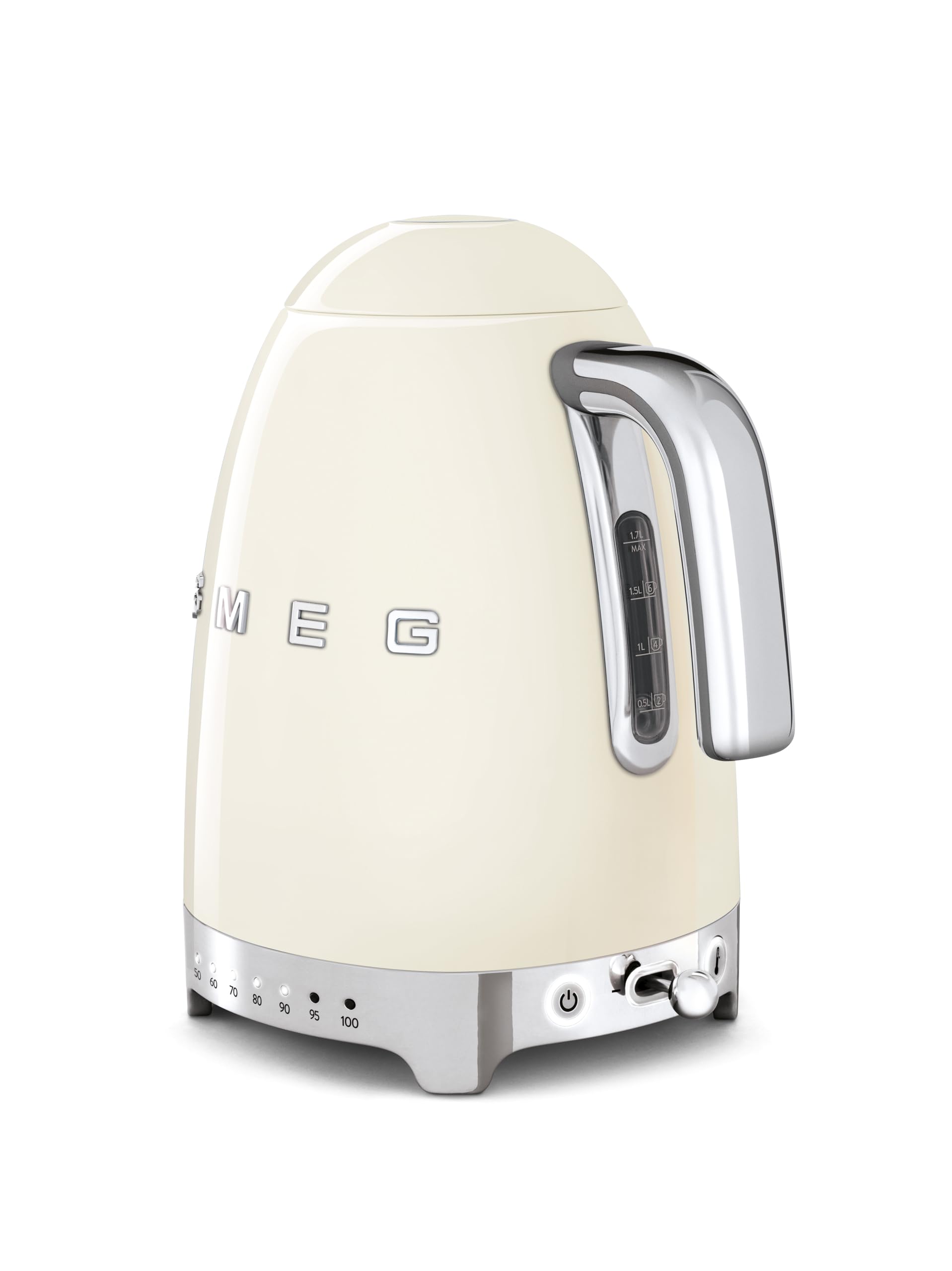 Foto 5 pulgar | Hervidor Eléctrico Smeg 50's Retro 1.7 L De Acero Inoxidable Crema - Venta Internacional.