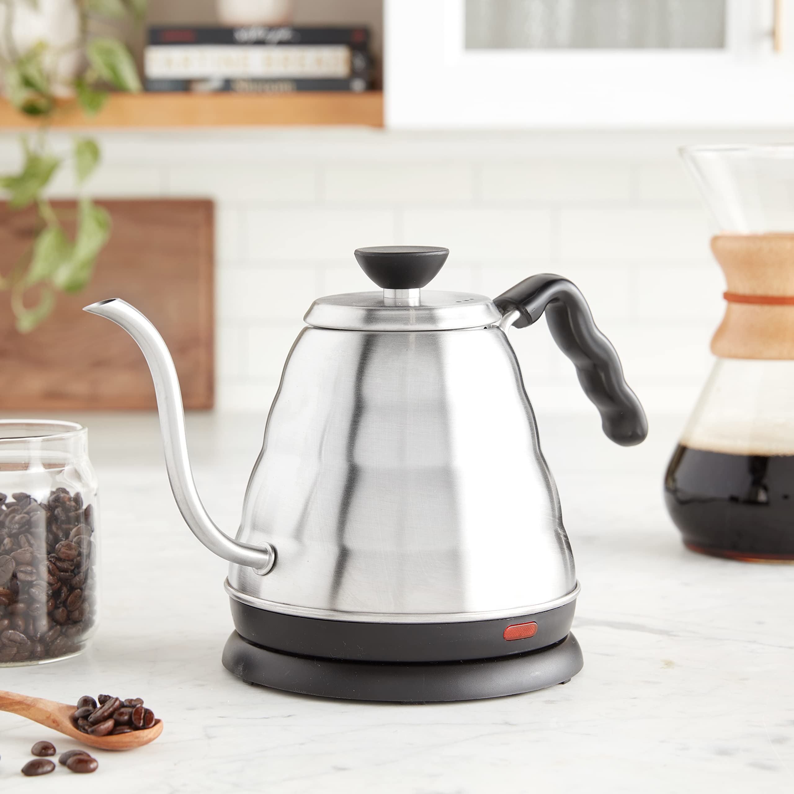 Foto 3 pulgar | Hervidor Eléctrico Con Forma De Cuello De Cisne Hario V60 Buono 800 Ml, Plateado - Venta Internacional.