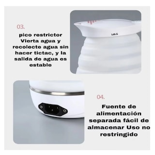 Foto 4 | Tetera Jarra Eléctrica Lab.g Hervidor Agua Plegable Pava Portátil Rosa