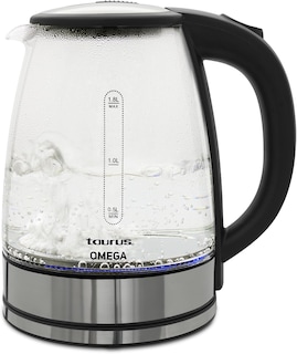 Foto 1 | Hervidor De Agua Taurus Omega 1.8 Lt 127v/1000w Jarra De Vidrio Gris