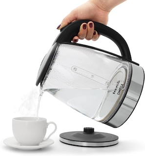 Foto 3 | Hervidor De Agua Taurus Omega 1.8 Lt 127v/1000w Jarra De Vidrio Gris