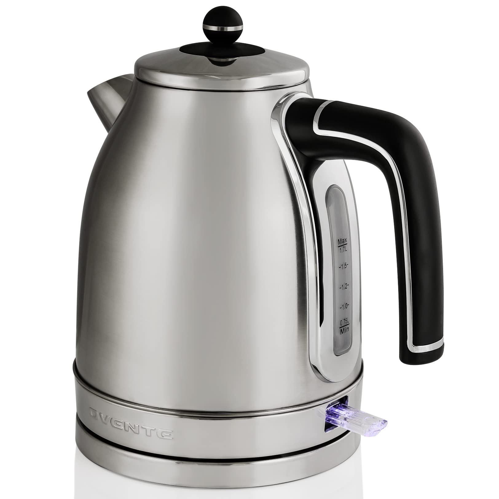 Hervidor Eléctrico Ovente 1.7l 1500w Acero Inoxidable Plateado Ks777s - Venta Internacional.