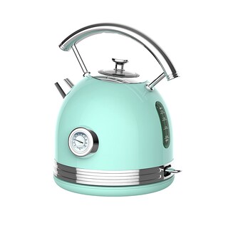 Foto 1 | Tetera Eléctrica Redondo Línea Retro Color Verde Aqua