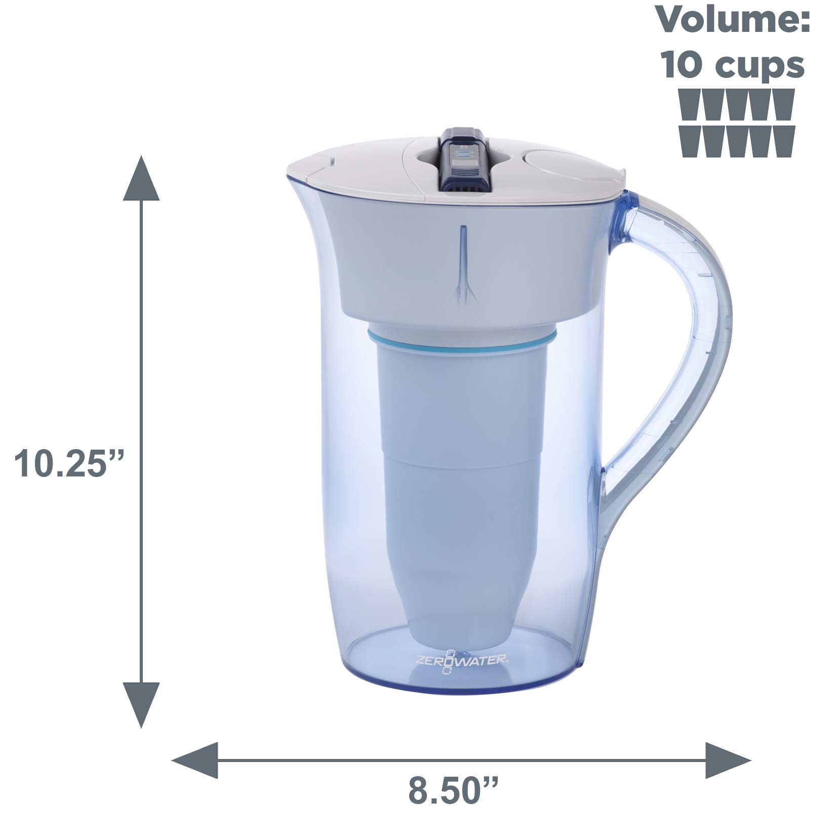 Foto 6 pulgar | Jarra Con Filtro De Agua Zerowater Culligan, 10 Tazas - Venta Internacional.