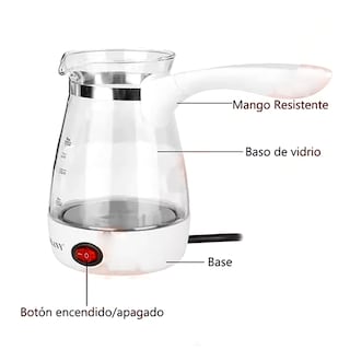 Foto 3 | Cafetera Tetera Eléctrica De Vidrio Sokany De 500ml Jarra De Cristal