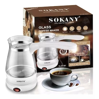 Foto 8 | Cafetera Tetera Eléctrica De Vidrio Sokany De 500ml Jarra De Cristal