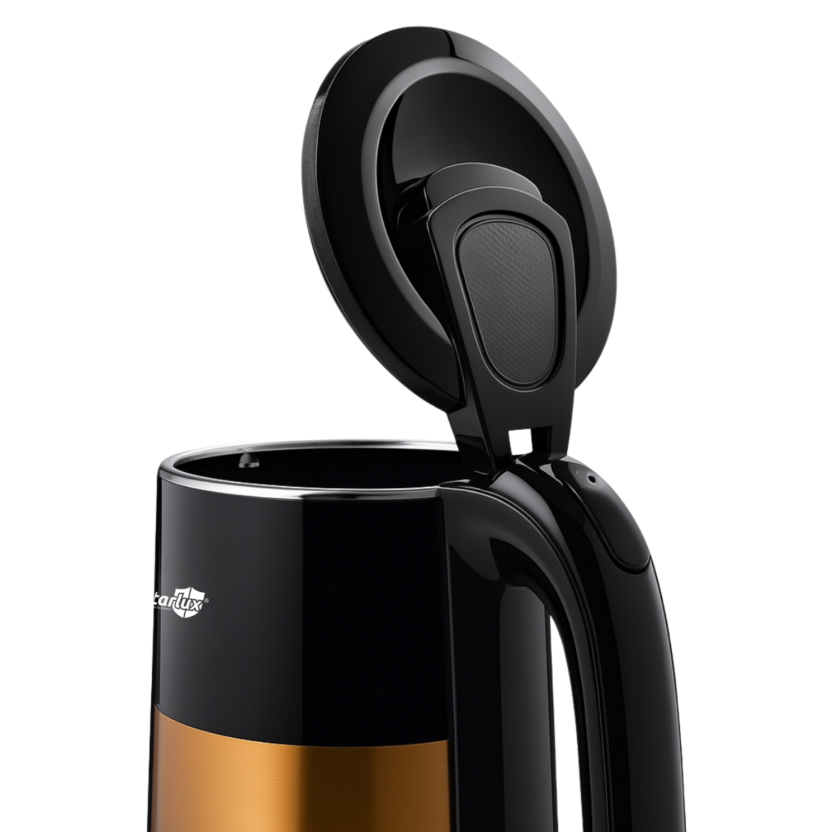 Foto 3 | Jarra Eléctrica Dorada Starlux De 2.3 L  De Acero Inoxidable Y Protector Contra Quemaduras Sl-24155