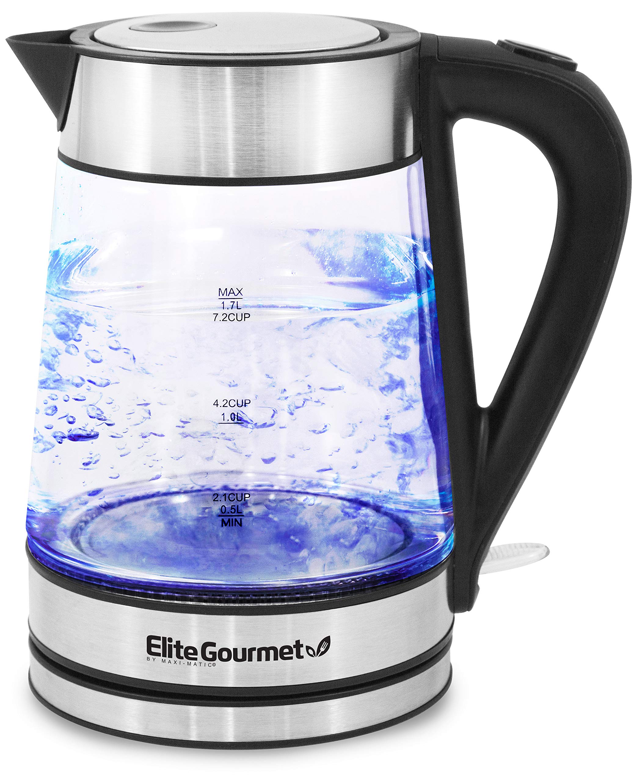 Tetera Eléctrica Elite Gourmet Ekt602x 1.7l De Acero Inoxidable - Venta Internacional.