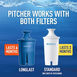 Foto 6 | Jarra De Agua Brita Space Saver 1.4 L Sin Bpa Con 1 Filtro - Venta Internacional.