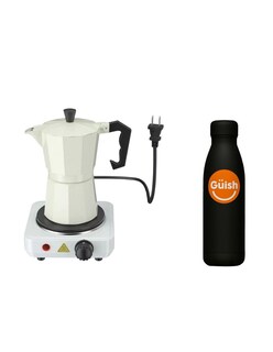 Foto 1 | Cafetera Mocha Aluminio Parrilla Eléctrica + Gratis Termo Güish De Regalo