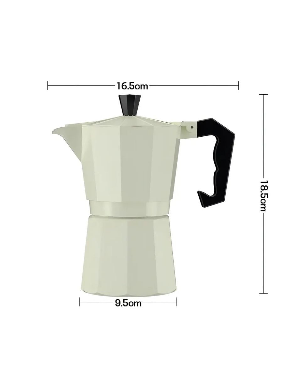Foto 4 pulgar | Cafetera Mocha Aluminio Parrilla Eléctrica + Gratis Termo Güish De Regalo