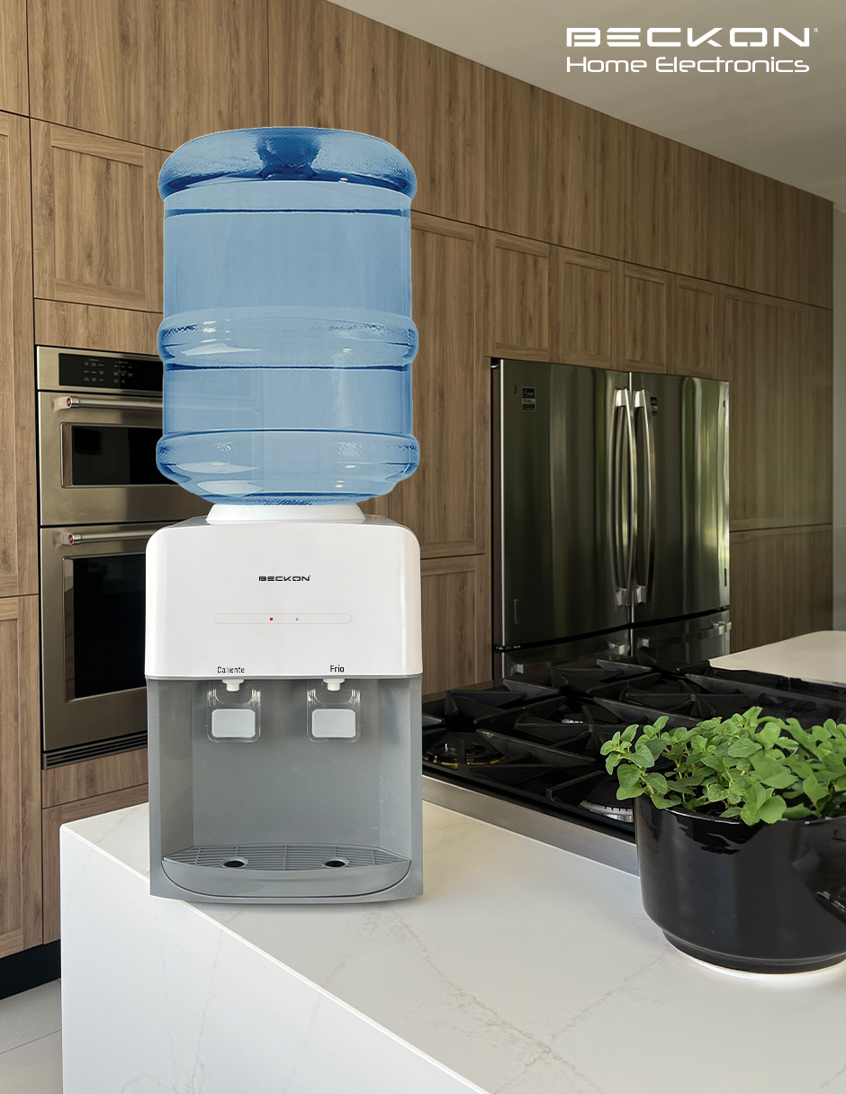 Foto 5 | Dispensador de Agua Beckon de Mesa con Enfriador y Calentador Blanco